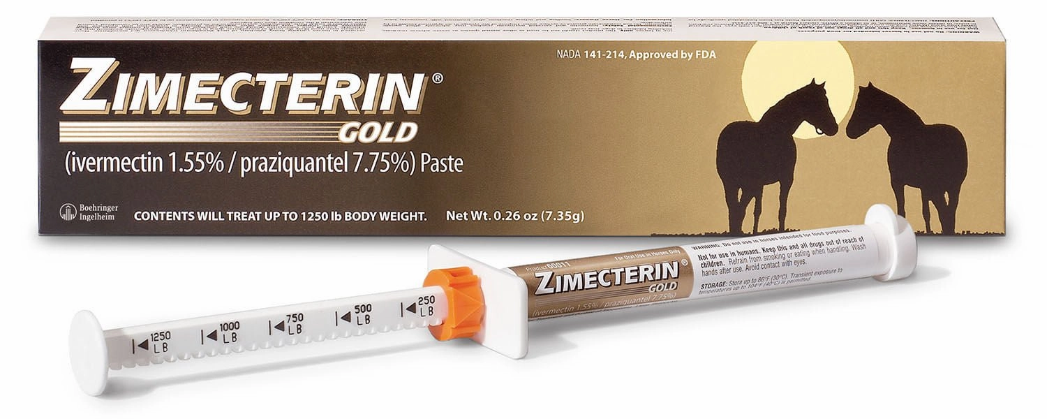 Zimecterin Gold Horse Wormer (Paste), 1-dose tuff dog toys durable toys for dogs chew tested toys hard chew toy strong plush