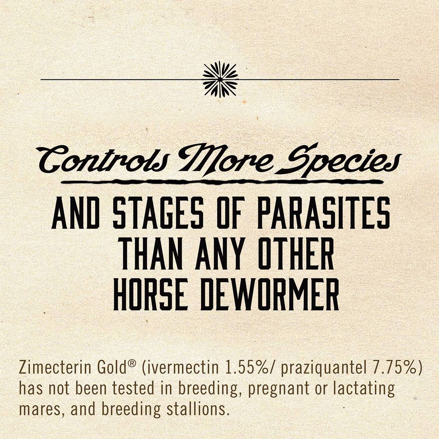 Zimecterin Gold Horse Wormer (Paste), 1-dose