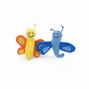 ZippyClaws 2-Pack - Butterfly and Dragonfly Cat Toy cat supplies cat house cat tree cat feeder cat collar
