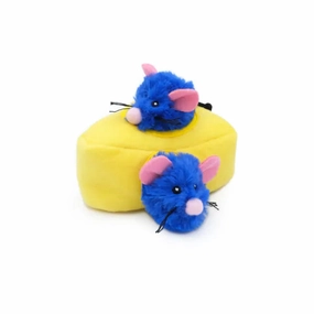 ZippyClaws Burrow Mice N' Cheese Cat Toy cat supplies cat house cat tree cat feeder cat collar