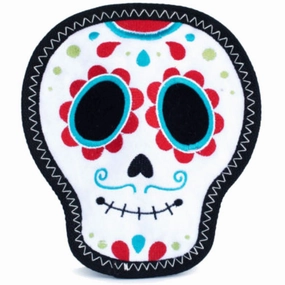 ZippyPaws Z-Stitch Santiago The Sugar Skull Dog Toy dog travel bowl foldable dog bowl dog water dispenser automatic dog feeder raised dog bowl