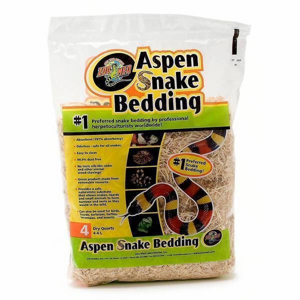 Zoo Med Aspen Snake Bedding 4.4L puppy starter kit puppy crate puppy collar puppy pee pad puppy food