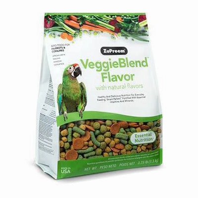 Zupreem VeggieBlend for Parrots & Conures 3.25lb