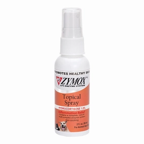 Zymox Topical Spray with 1% Hydrocortisone, 2 oz cat climbing tree cat hammock cat steps cat grooming kit cat safety gate